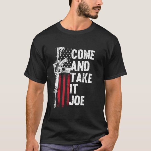 来でジョー銃の権利の所有者Ar 15アメリカ Tシャツ (正面)
