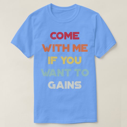 来と一緒にもしヴィンテージを取り戻しおもしろいたい Tシャツ (デザイン正面)