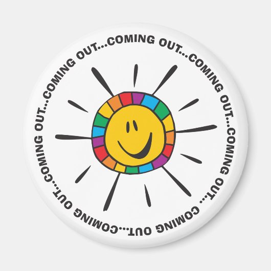 来のアウト顔。 マグネット (正面)