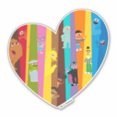 来のハート シール (正面)