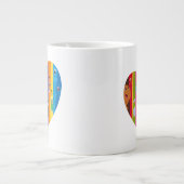 来のハート ジャンボコーヒーマグカップ (正面)