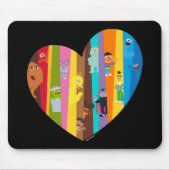 来のハート マウスパッド (正面)