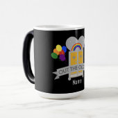 来の出力ゲイパーティーお祝い モーフィングマグカップ (正面左)