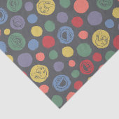 来の水玉模様パターン 薄葉紙 (詳細)