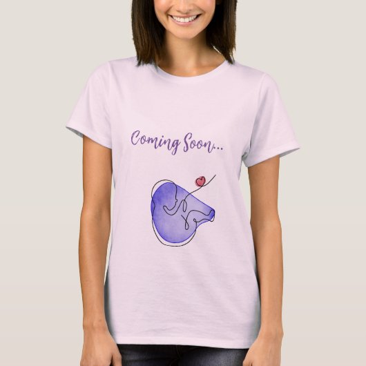 来の近日発表 – ベビー Tシャツ (正面)