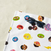 来の顔パターン |名前の追加 ビーチタオル (インサイチュ)