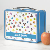 来の顔パターン |名前の追加 メタルランチボックス (インサイチュ)