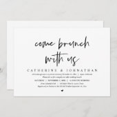 来の駆け落ち結婚パーティー 招待状 (正面/裏面)