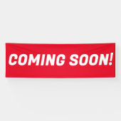 来のLレッド&ホワイト広告文字 横断幕 (横)