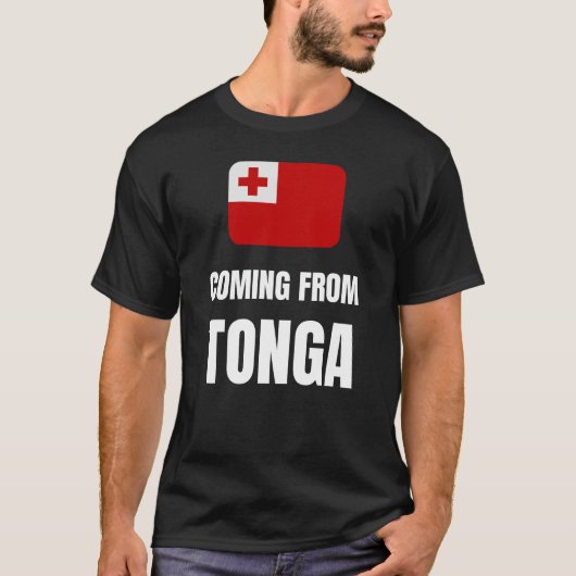来はトンガから Tシャツ (正面)