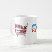 来ましたアメリカのマグに変えて下さい コーヒーマグカップ (正面左)