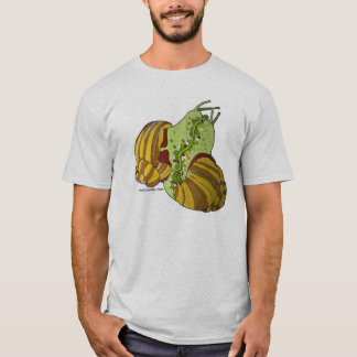 来られるかたつむりをどこにからしなさいか Tシャツ