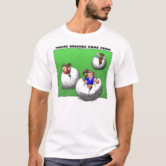 来られるゴルファー一方、から Tシャツ
