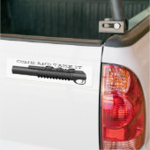 来られるNoobは-それを取り、 バンパーステッカー (トラック上)