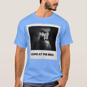 来アットMeブロおもしろいゴリラジムとパーティーデザイン Tシャツ