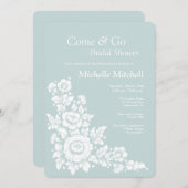 来アンドゴーウェディングシャワー 招待状 (正面/裏面)