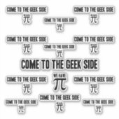 来ギーク側へ シール (正面)