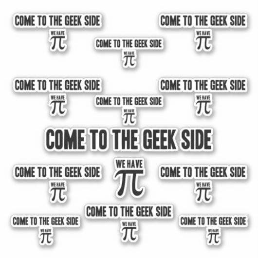 来ギーク側へ シール (正面)