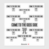 来ギーク側へ シール (シート)