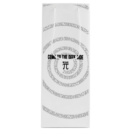 来ギーク側へ ワインギフトバッグ (正面)