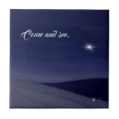 来クリスマスの陶磁器タイル タイル (正面)