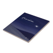 来クリスマスの陶磁器タイル タイル (側面)