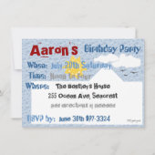 来サイアブレート誕生日招待状 招待状 (裏面)