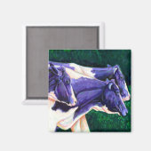 来ズホーム – ホルスタイン牛 マグネット (正面/裏面)