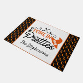 『来ハロウィンパーソナライズされたの魔女』 ドアマット (アングル)