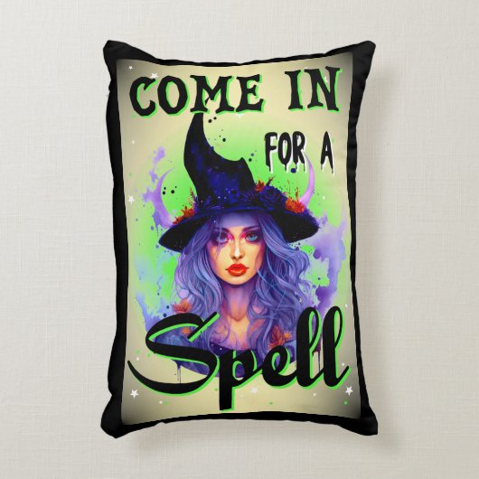 来ハロウィーンの呪文を唱える アクセントクッション (正面(垂直))