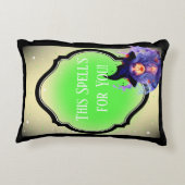 来ハロウィーンの呪文を唱える アクセントクッション (裏面)