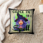 来ハロウィーンの呪文を唱える クッション (ブランケット)