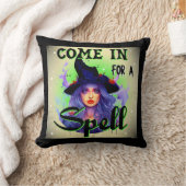 来ハロウィーンの呪文を唱える クッション (ブランケット)