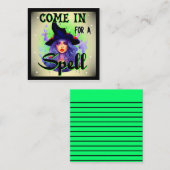 来ハロウィーンの呪文を唱える ノートカード (正面/裏面)