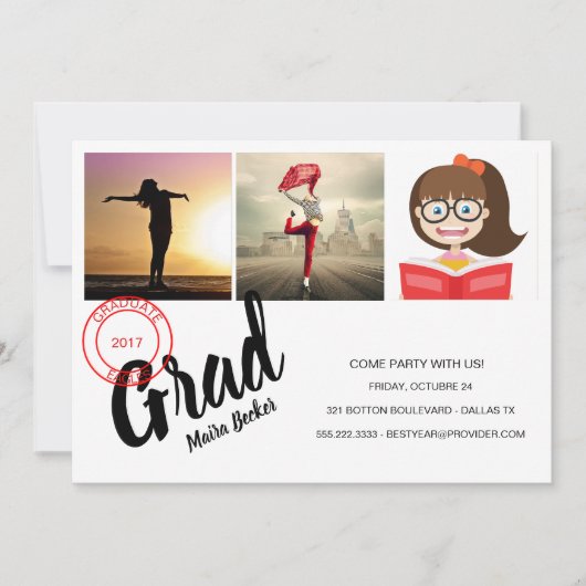 来パーティー! 招待状 (正面)