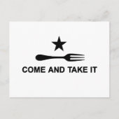 来フォークで ポストカード (正面)