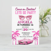 来ベスティーズ!ホットピンクガールズバースデーパーティー 招待状 (スタンド正面)