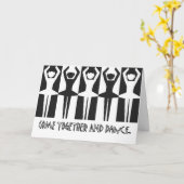 来一緒に踊る カード (黄色い花)