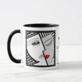 来一緒パーソナライズされたに マグカップ (左)