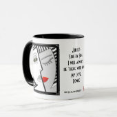 来一緒パーソナライズされたに マグカップ (正面左)