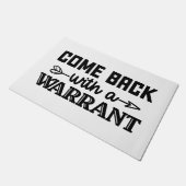 来令状で戻る ドアマット (アングル)