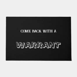 「来令状を持って戻る」の書式 ドアマット