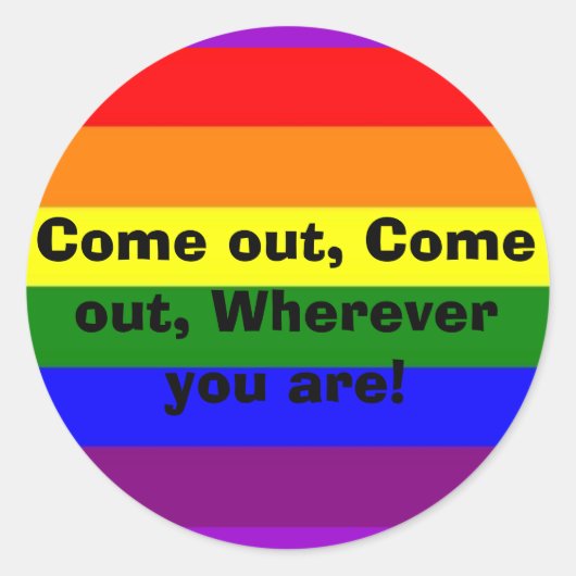 来出! ラウンドシール (正面)