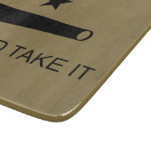 来取れ！テキサス州州戦闘旗 カッティングボード (角)