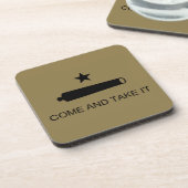 来取れ！テキサス州州戦闘旗 コースター (左側)