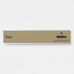 来取れ！テキサス州州戦闘旗 サインプレート