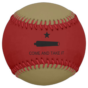 来取れ！テキサス州州戦闘旗 ソフトボール