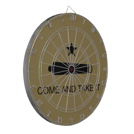 来取れ!テキサス州州戦闘旗 ダーツボード (正面左)