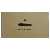 来取れ！テキサス州州戦闘旗 枕カバー (正面右)