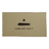 来取れ！テキサス州州戦闘旗 枕カバー (裏面-左)